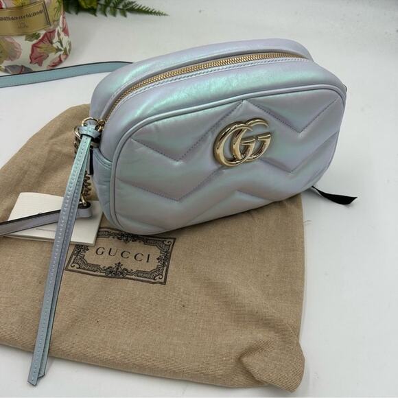 Women's Gucci GG medium Mormont shoulder bag Made in Italy - Picture 8 of 14